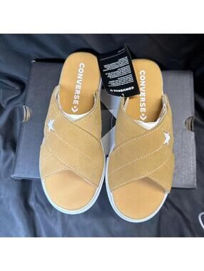 Women Size 6.5 Converse All Star Sandal Soba Black White Yellow 567722c